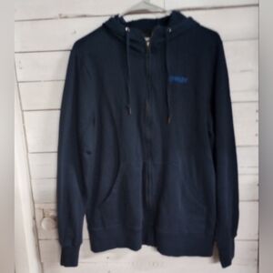 Oakley Men's Medium Full Zip Fleece Hoodie Jacket "Almost an Unfair Advantage"